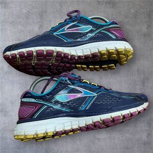 Brooks Ghost 8 Women's Running Shoes Blue Purple Training Sneaker Size 8.5